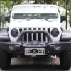 Pare-chocs avant en acier pleine largeur de style AEV pour Jeep Wrangler JL