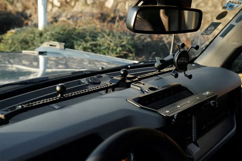 acessórios ford bronco suporte para dispositivo de montagem em painel
