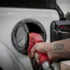 Jeep Wrangler jl piezas tapa de gasolina Puerta de combustible