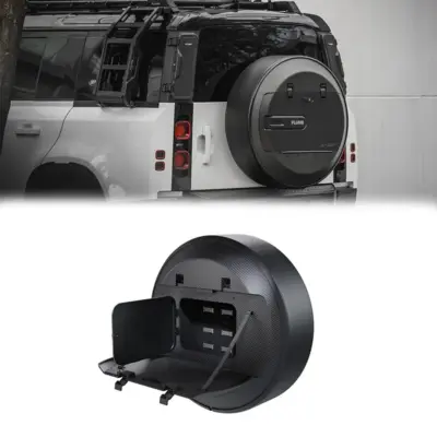 مجموعة غطاء الإطارات الاحتياطية من ملحقات PLUMB Defender لسيارة Land Rover Defender