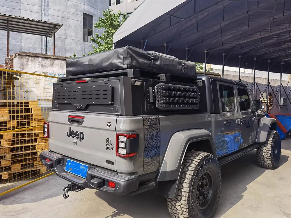 Captura Topper Camper Conchas para Jeep Wrangler Gladiator JT