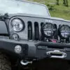 Бескамерный передний бампер AEV для Jeep Wrangler JK