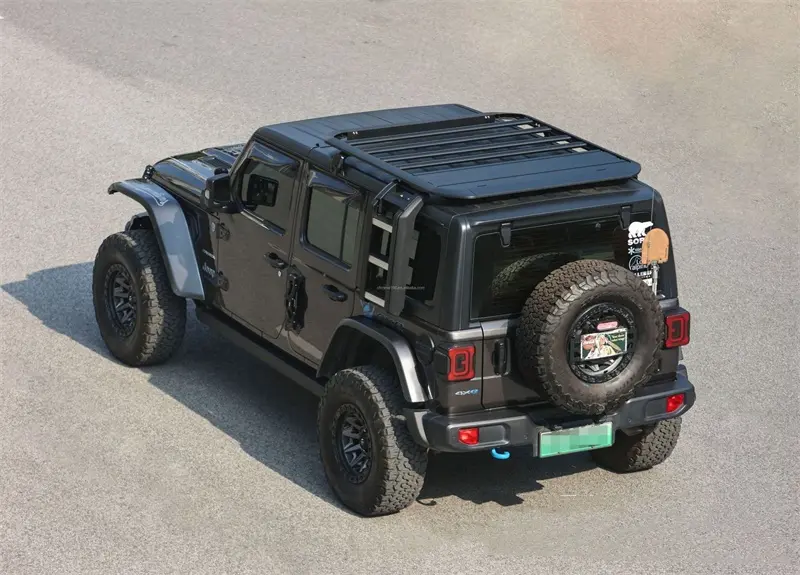 Plataforma portaequipajes de aluminio para Jeep Wrangler