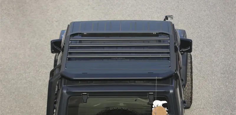 吉普牧马人铝制车顶行李架平台