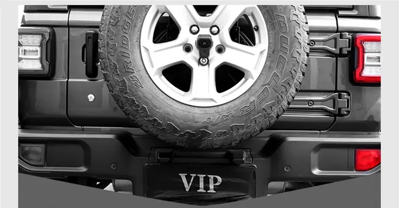 Support de pneu de secours à charnière HD pour Jeep Wrangler JL