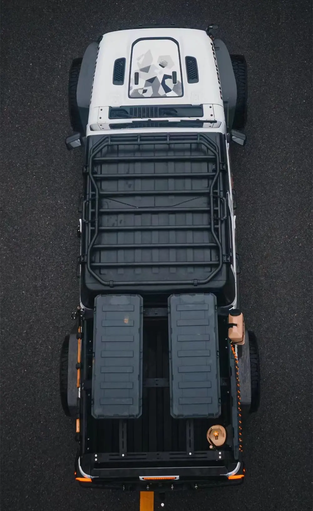 Fornecedor de plataforma de rack de teto para porta-bagagens Jeep Wrangler