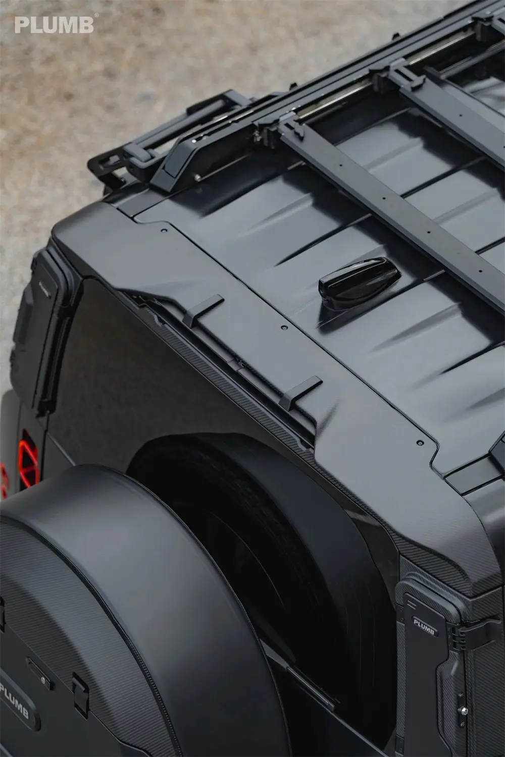 PLUMB Rear Spoiler Kit for Land Rover Defender Factory