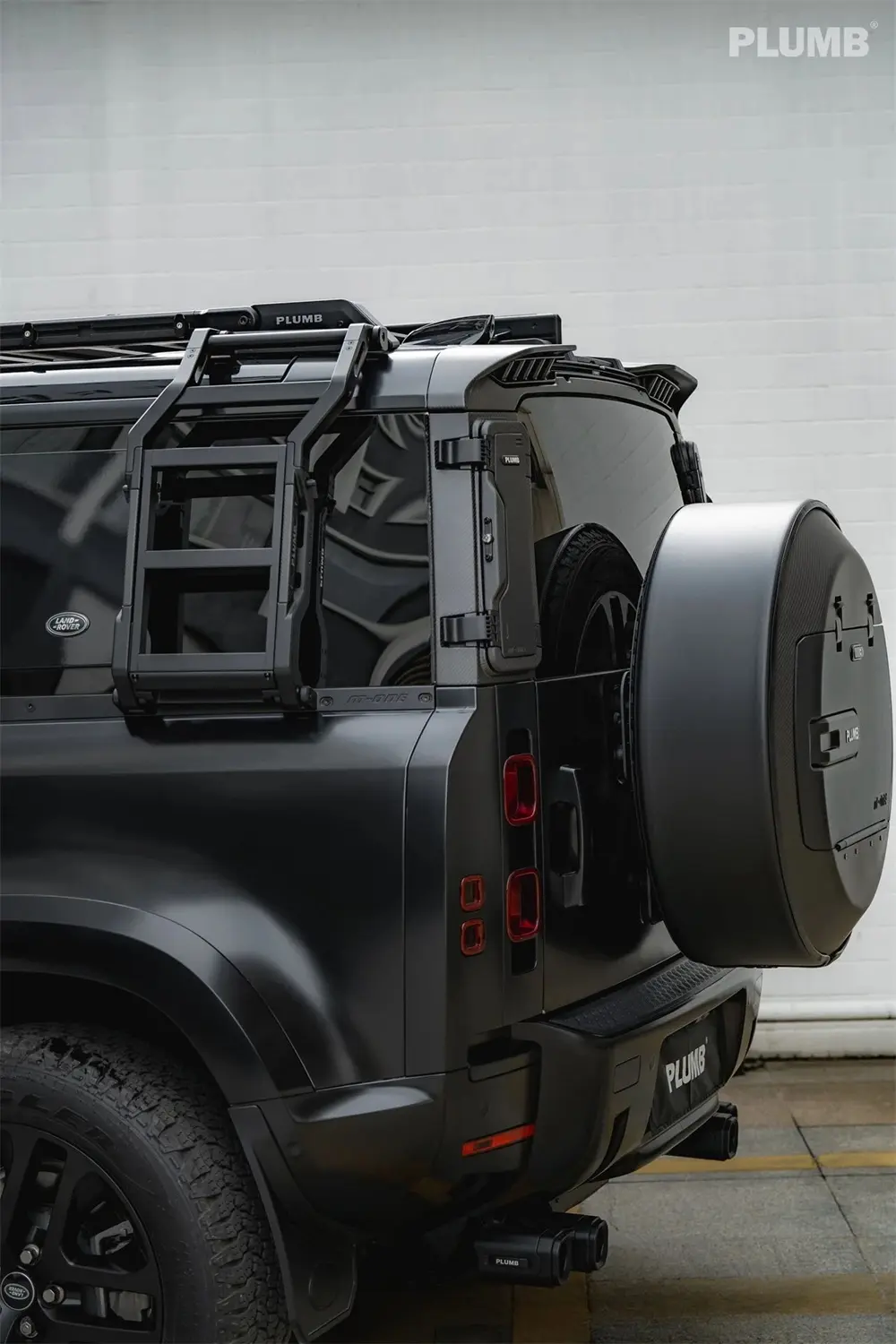 Kit de spoiler traseiro PLUMB para Land Rover Defender