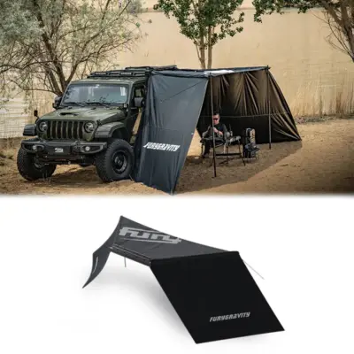 Namiot boczny FURY z baldachimem dla 4WD Land Rover Defender/Jeep Wrangler/Mercedes Benz G