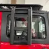 Combinação de escada lateral resistente com plataforma de rack de teto para Jeep Wrangler JK JL