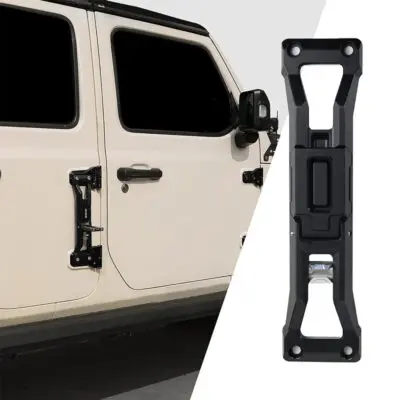 TENGQIAN Bisagra de puerta Pedal de paso Clavijas plegables para accesorios Jeep Wrangler