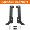 TENGQIAN Dual A-Pillar Light Mounting Brackets For Jeep Wrangler Accessories