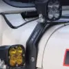 TENGQIAN podwójne wsporniki montażowe świateł słupka A do akcesoriów Jeep Wrangler