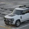 PLUMB Piattaforma portapacchi per Land Rover Defender 90 Immagine