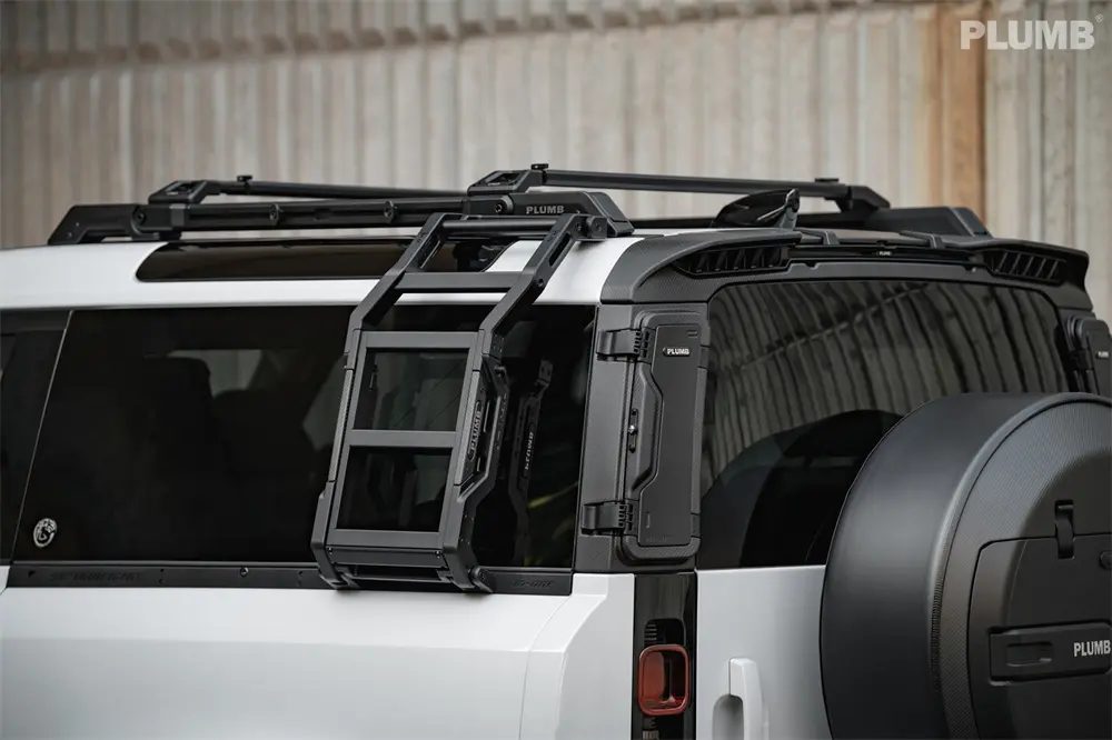 PLUMB Piattaforma portapacchi per Land Rover Defender 90 Immagine