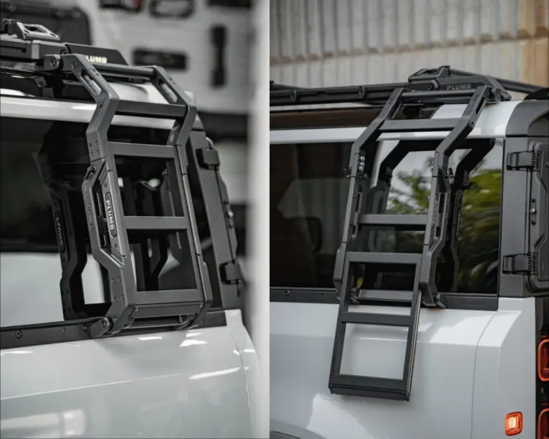 منصة حامل السقف PLUMB لسيارة Land Rover Defender 90