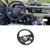 Volant chauffant en fibre de carbone pour Land Rover Defender