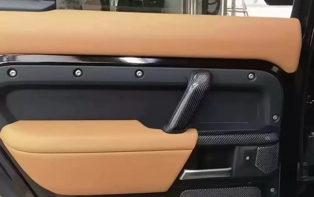 Peças interiores de fibra de carbono Defender para Land Rover Defender