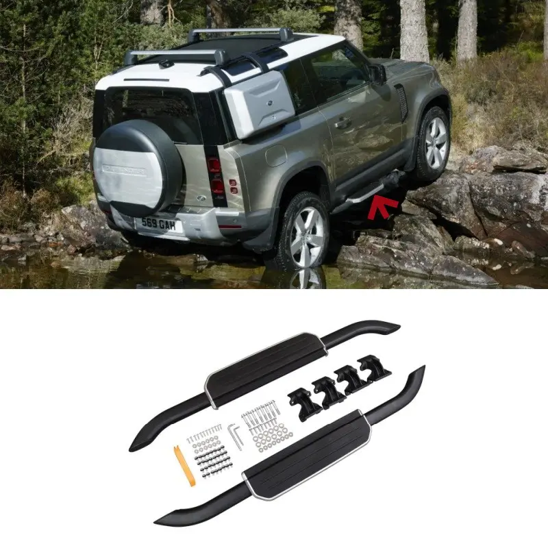 Barre Nerf pour marchepieds latéraux Defender pour Land Rover Defender 90 image