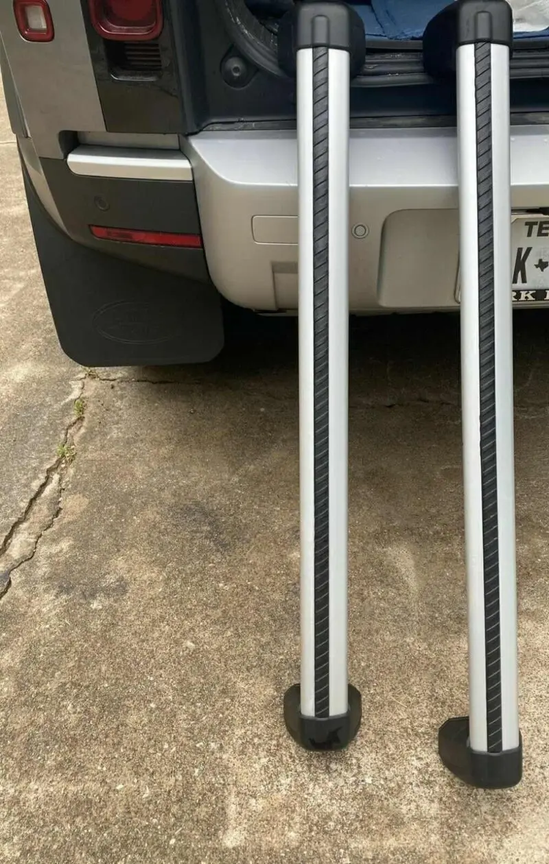 Kit de barra transversal de teto Land Rover Defender Trilhos de bagagem