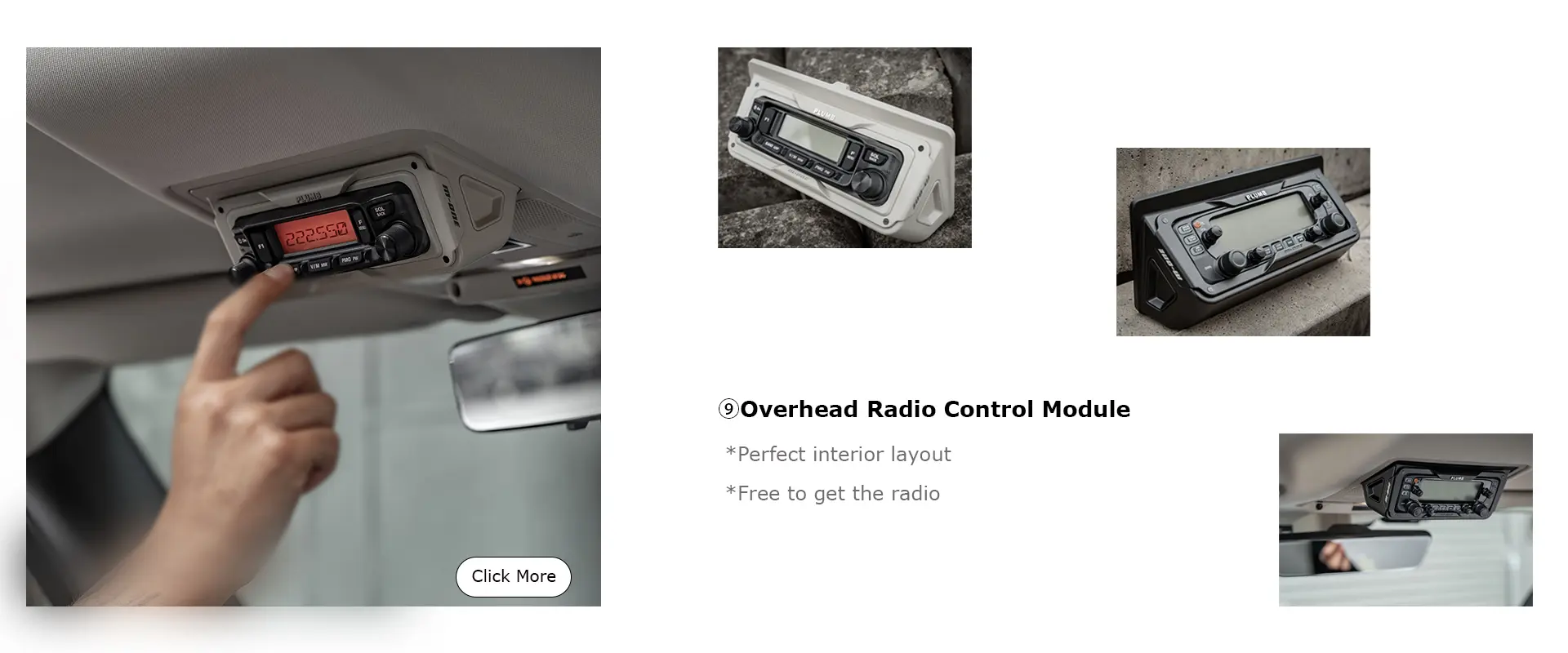 pièces Land Rover Module de commande radio aérien