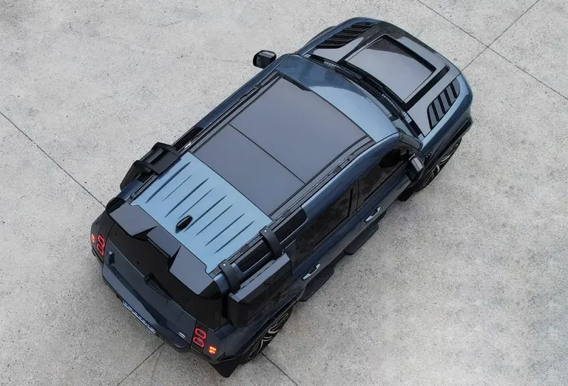 Land Rover Defender Spoiler Traseiro KAHN Roof Trunck Spoiler Asa