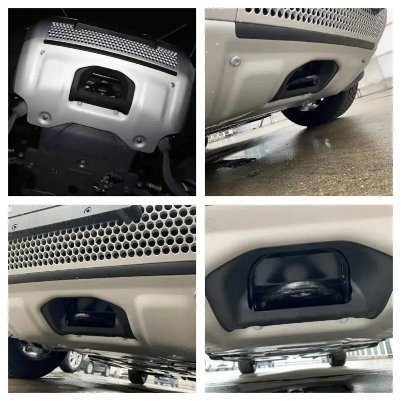 Protezione protezione paraurti piastra paramotore Land Rover Defender argento